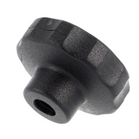 Bouton Étoile pour Vis TH PA 6-6 Noir