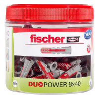 Cheville tous MatériauxFISCHER DuoPower 8X40- Box de 80