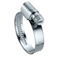 Collier de Serrage 10-16 Largeur Bande 9 Inox A2 DIN 3017