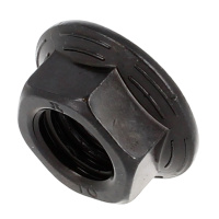 Écrou à Embase Nervuré Verbus RIPP M10 Acier Classe 10 Noir