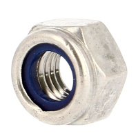 Écrou Nylstop Haut M5 Inox A2 DIN 982
