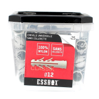 ESSBOX de 50 Chevilles Nylon Classik 10X50 (6 Plots)