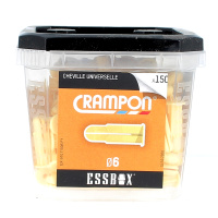 ESSBOX de 150 Chevilles Universelles 6 Crampon (4 Plots)