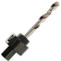 Pilote Attachement Hexagonal 9.5mm avec Foret Centreur pour Scie Cloche Ø 32 à 210 mm