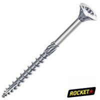 VBA Rocket Charpente TF Torx 6X120/75 Acier Zingué Blanc