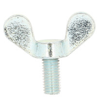 Vis à Ailettes M3X10 Acier Zingué Blanc DIN 316