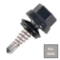 Vis Autoperceuse Zamatop Couturage Tête Hexagonale Ø 6.3X22 Laqué RAL 9006