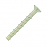 Vis Béton TFX 6X100 Acier Zingué Blanc 2 Filets - Sismique C1/C2