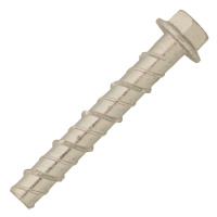Vis Béton TH Option 7 M6X50 Acier Zingué Blanc