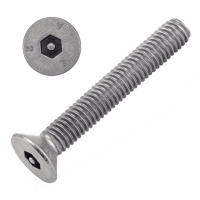 Vis Inviolable TFHC + Téton M4X16 Inox A2 DIN 7991