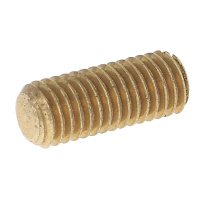 Vis sans Tête Fendue Bout Plat M2X3 Laiton DIN 551