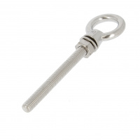 Piton à Oeil Fileté avec Écrou M10X100 Inox A4