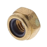 Écrou Nylstop M10 Laiton DIN 985