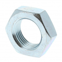 Contre-Écrou Hm M2 Acier Zingué Blanc DIN 439