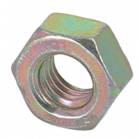 Écrou Hu M12 Acier 8 Zingué Bichromaté DIN 934