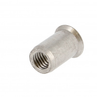 RIVKLE® Tête Fraisée Fut Cylinque Ouvert M6 Ep 1.5 à 3 Inox