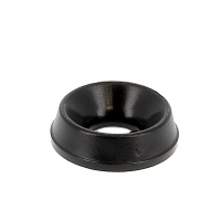 Kraalring vol Zwart polyamide NFE 27619