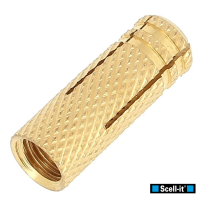 Cheville M12 Laiton sans Bille