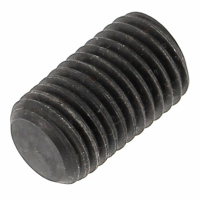 STHC Plat M14X10 Pas 100 Acier Noir