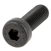 TCHC Tête Basse M8X35 Acier 8.8 Noir Filetage Partiel DIN 7984