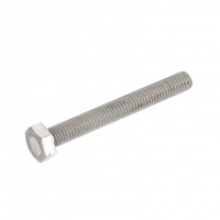 Zeskantige kop Ruw Alu P40 volledige schroefdraad Din 933