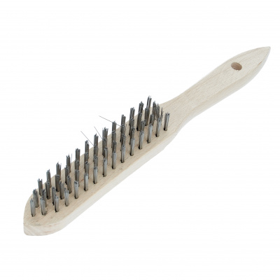 SOUDURE ACCESSOIRE BROSSE A MAIN 4 RANGS ACIER BOIS