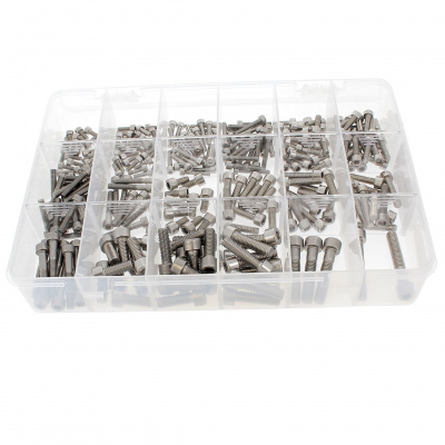 Coffret d'assortiments 255 TCHC Inox A4 DIN 912