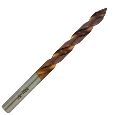 Foret Métaux TSP HSS 4.2x75 Revêtu Fusio Ti2CN Taillé Meulé Affûtage Smart Point Premium h8 DIN 338