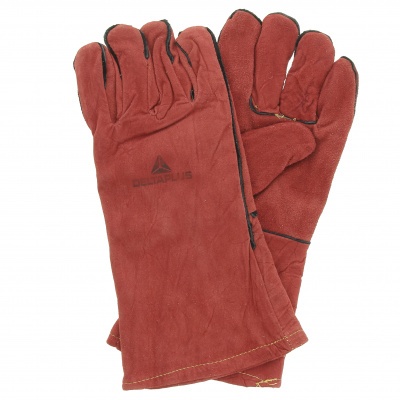 SOUDURE PROTECTION  PAIRE DE GANTS DE SOUDURE ROUGE MMA