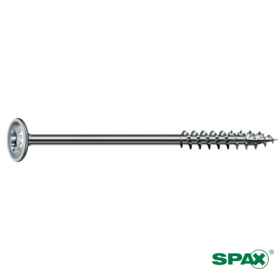 Vis à Bois SPAX à Embase T-STAR plus Acier Cémenté Trempé WIROX avec Pointe 4CUT