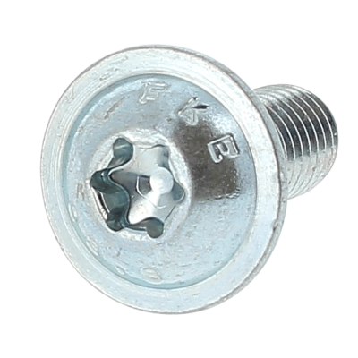 TCBL à Embase Torx M3X10 Acier 8.8 Zingué Blanc ISO 7380-2