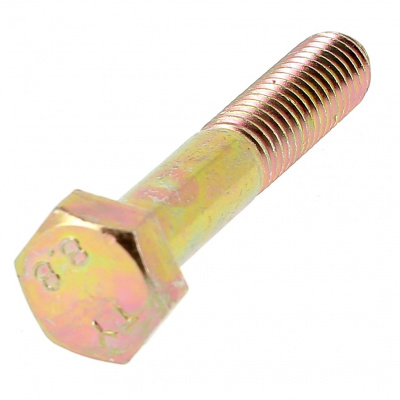 TH M6X80 ACIER 8.8 Z.BICHRO PF DIN 931
