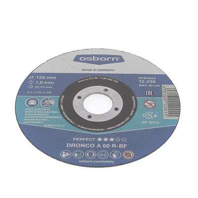 DISQUE A TRONCONNER PLAT 125X1.0X22.2 A60R PERFECT 1120-240.100