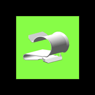 Clip Métal 1 Tube - Metal Edge Clips For 1 Tube