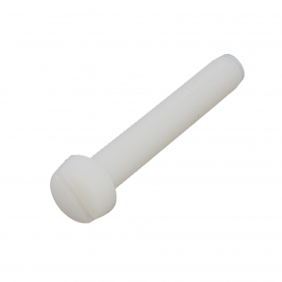Tête Cylindrique Fendue Din 84 Nylon PA6-6 Naturel